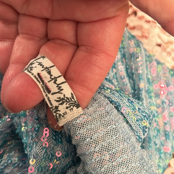 FREE PEOPLE NWOT Gold Rush Long Sleeve top size extra small - Picture 10 of 10